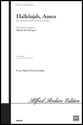 Hallelujah Amen SATB choral sheet music cover